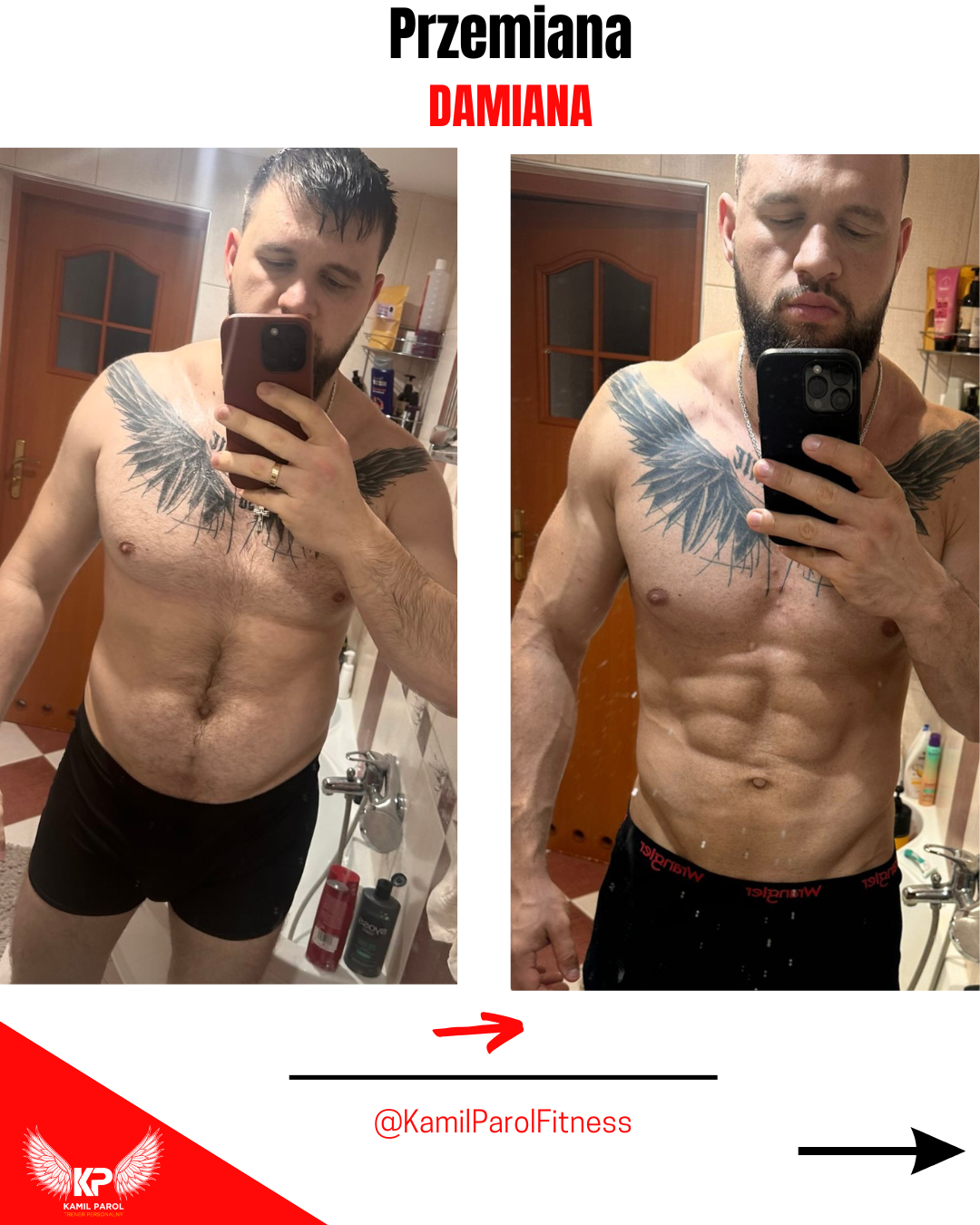Metamorfoza Damian — −12 kg