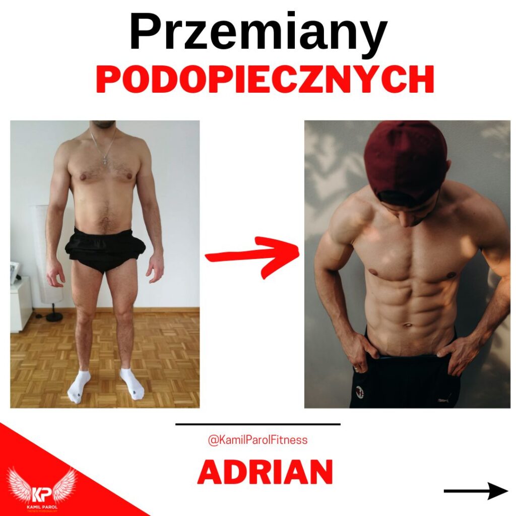 Metamorfoza Adrian — +4 kg masy